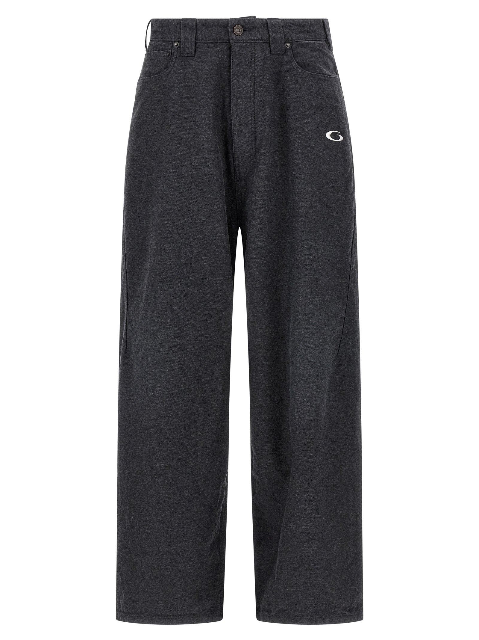 Balenciaga Graue Baumwoll-Freizeithose