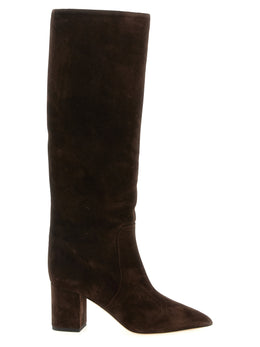 Paris Texas Braun Kalbsleder Overknee-Stiefel