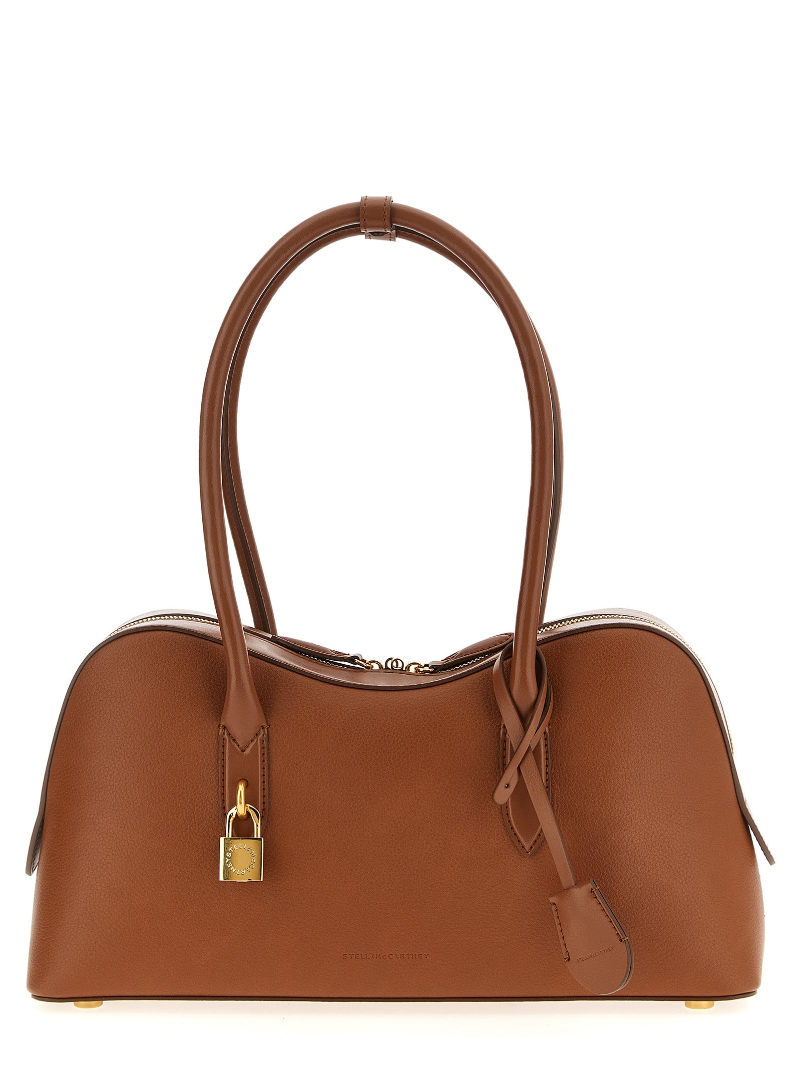 Stella McCartney Schultertasche aus braunem Polyamid