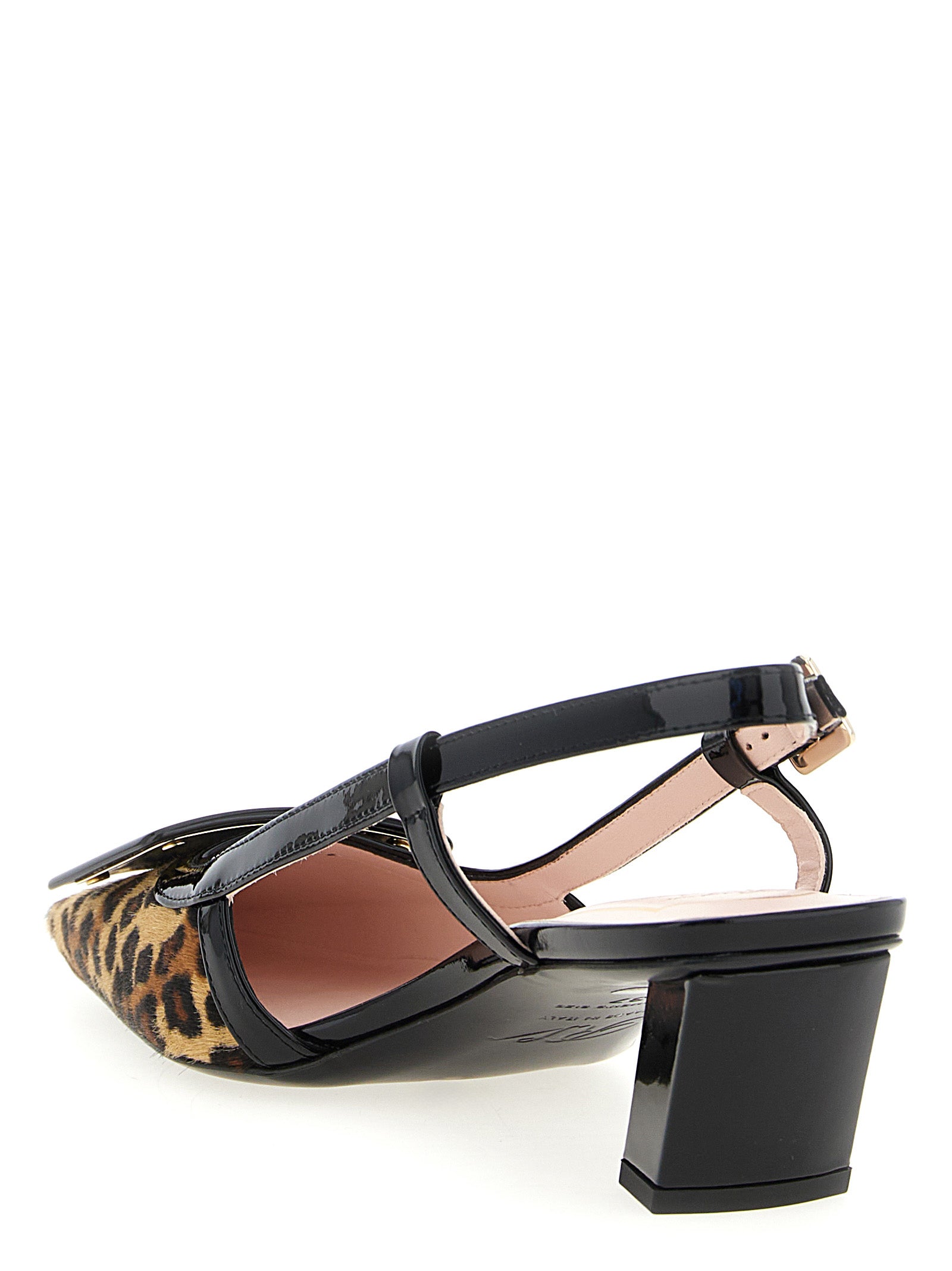 Roger Vivier Midi-Pumps aus mehrfarbigem Kalbsleder