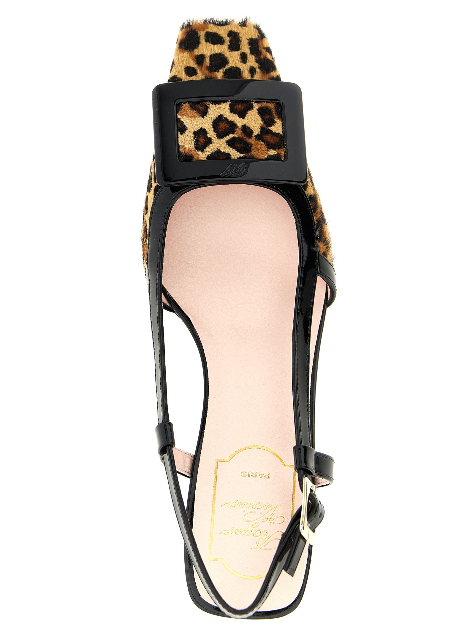 Roger Vivier Midi-Pumps aus mehrfarbigem Kalbsleder