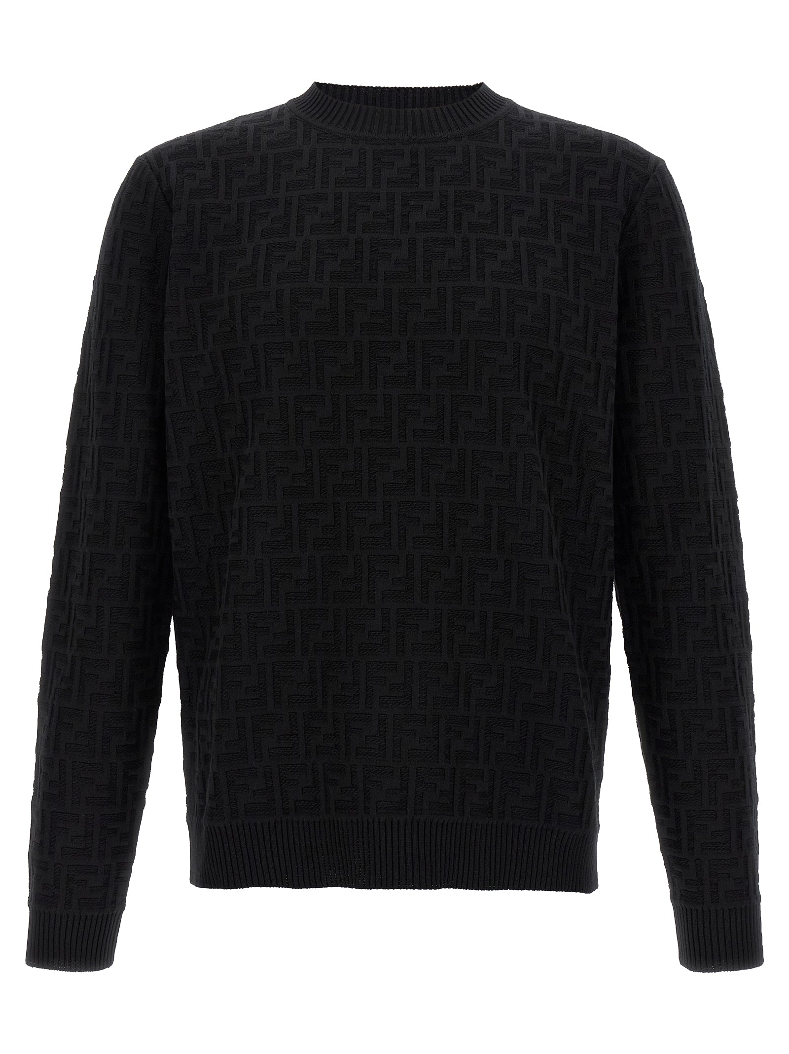 Fendi Schwarzer Baumwollcardigan