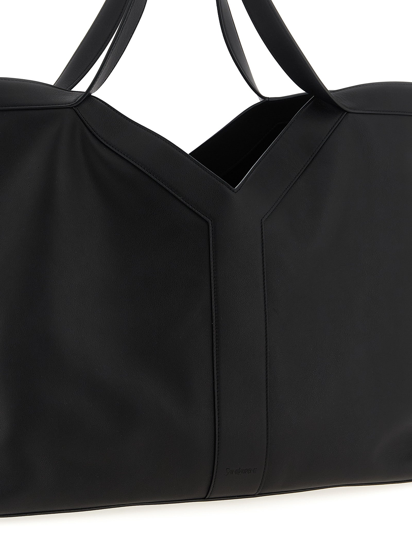 Saint Laurent Schwarze Kalbsleder-Tasche