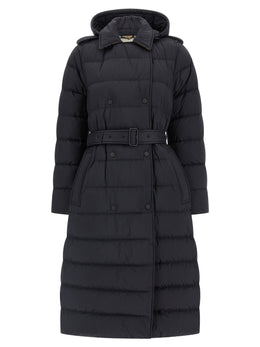 Burberry Schwarzer Polyamid-Mantel