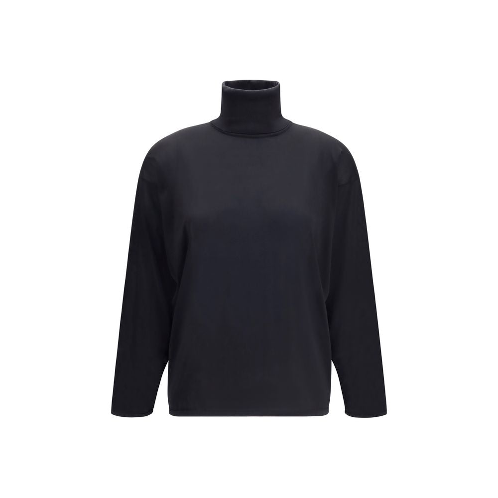 Gucci Schwarzer Seiden-Sweatshirt