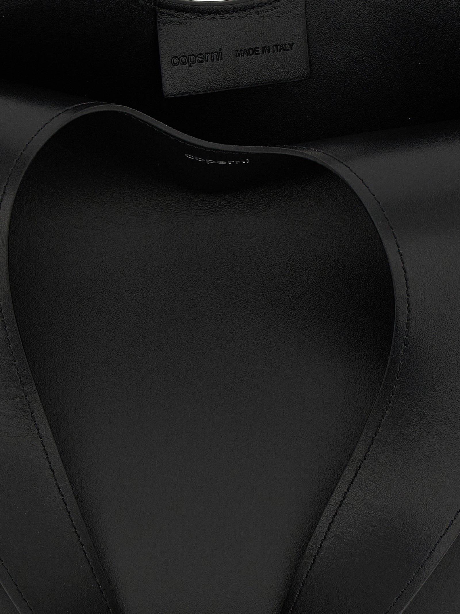 Coperni Schwarze Schultertasche aus Rindsleder