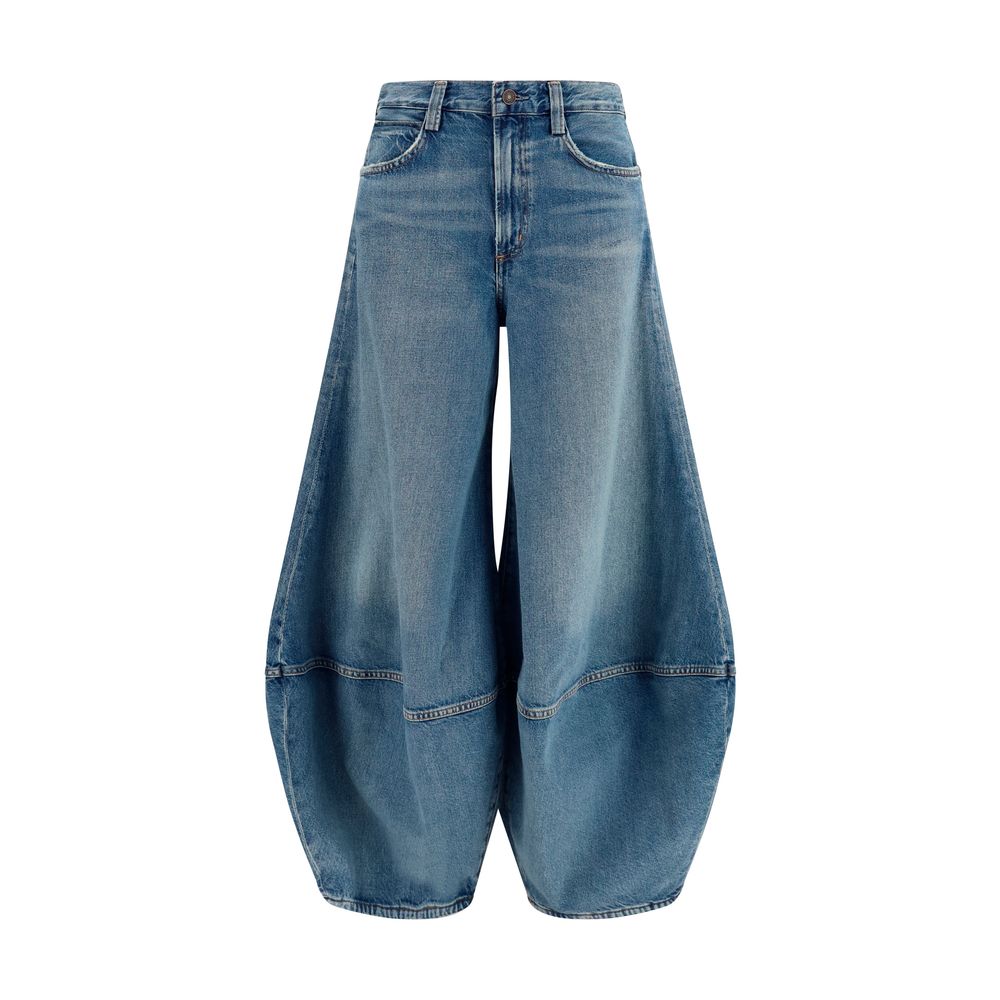 Agolde Blaue Baumwolljeans im Relaxed Fit