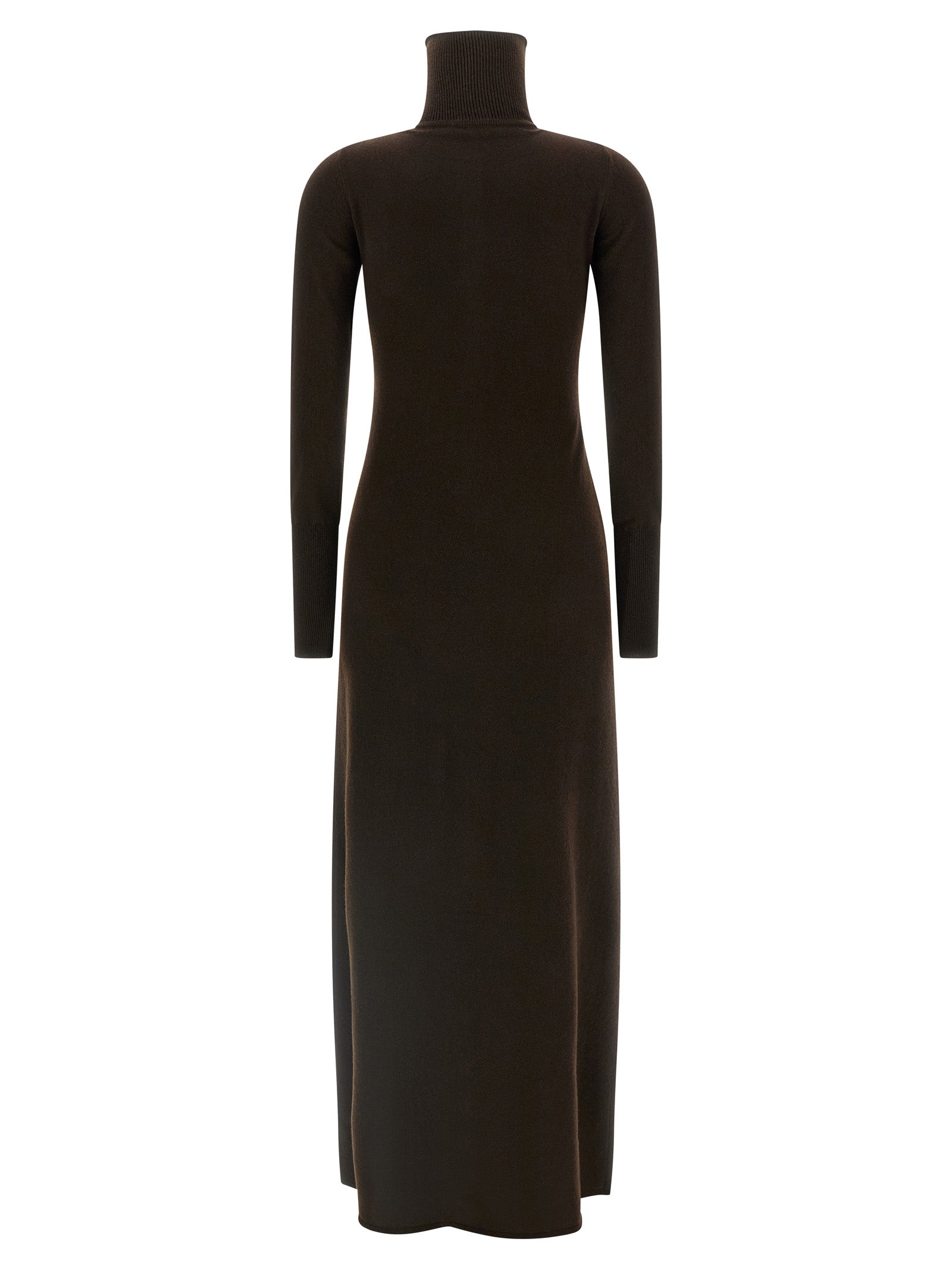 Tom Ford Braunes Kaschmir-Maxikleid