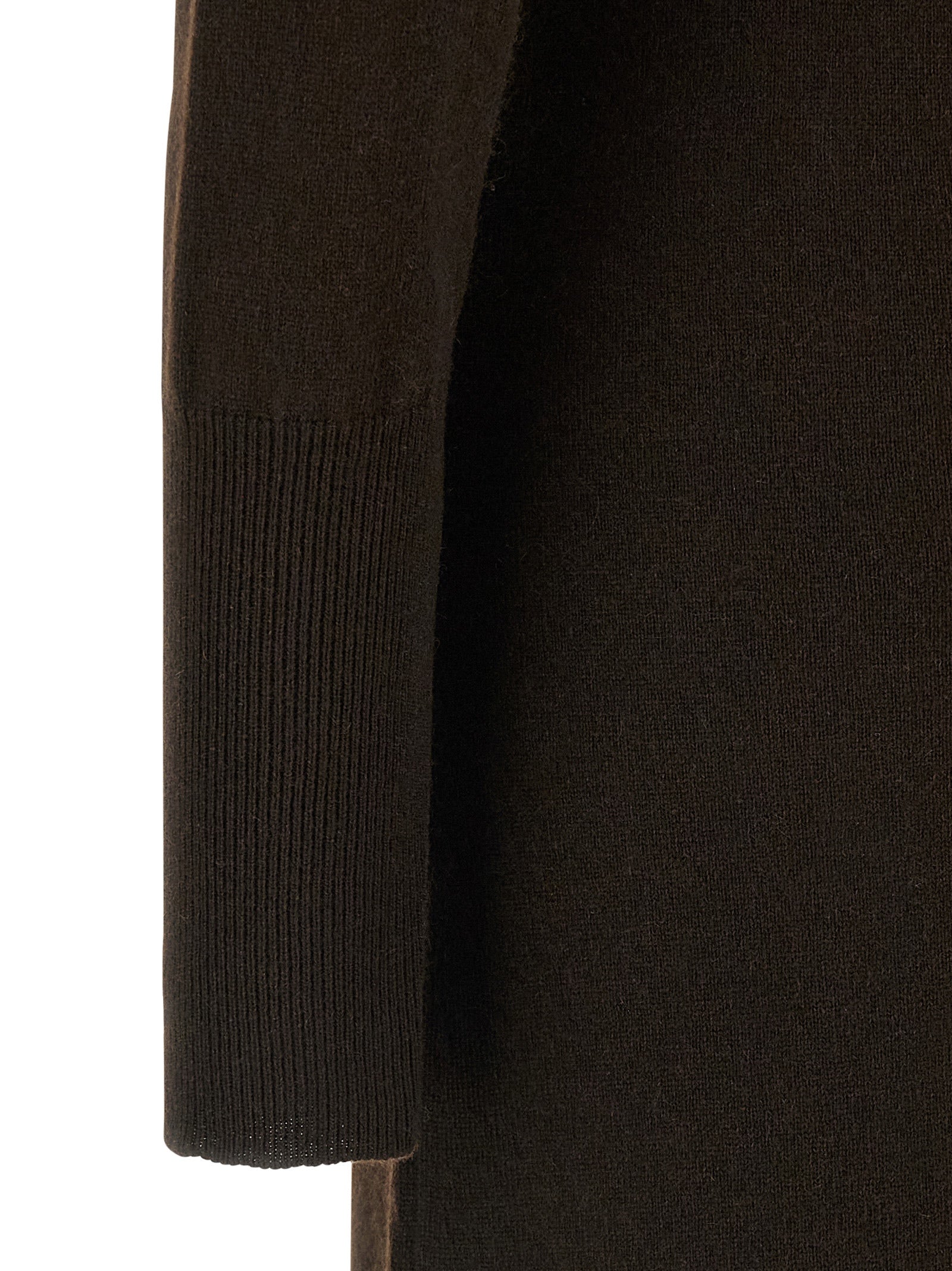 Tom Ford Braunes Kaschmir-Maxikleid