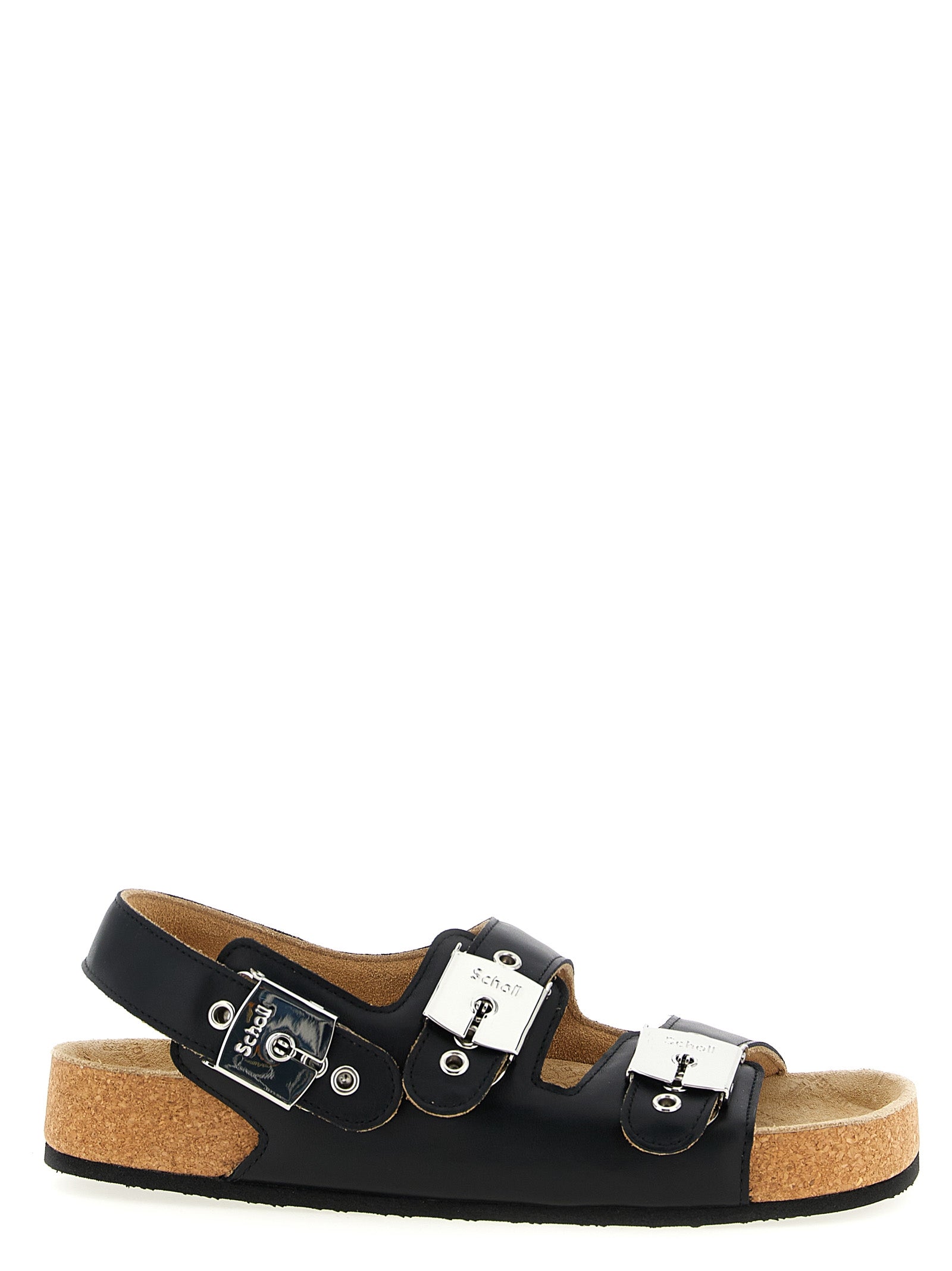 Balenciaga Sandalen aus schwarzem Kalbsleder
