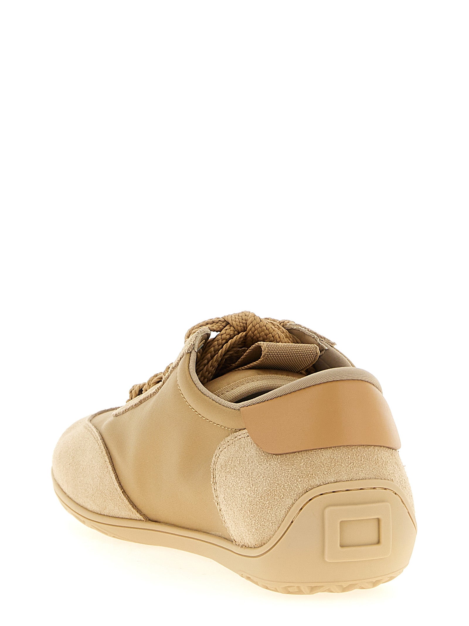 Roger Vivier Beige Kalbsleder High-Top-Sneaker