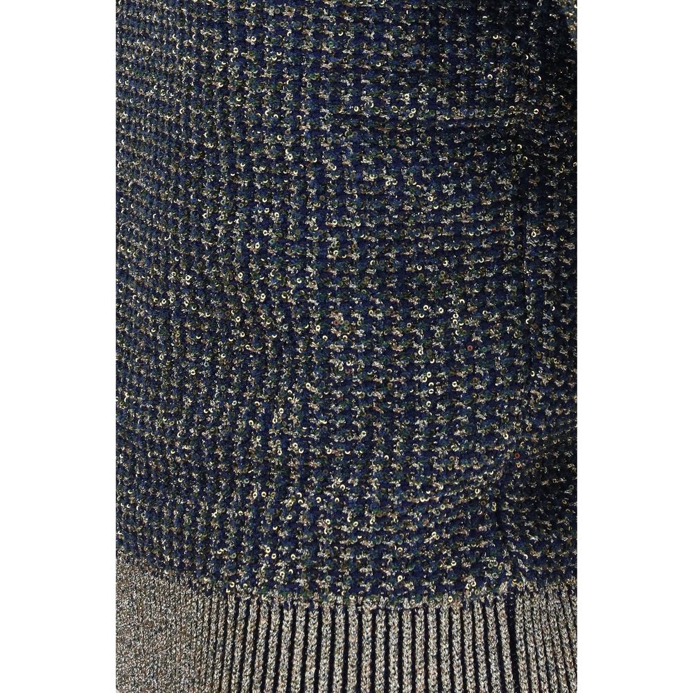 Balmain Blaues Polyamid-Sweatshirt