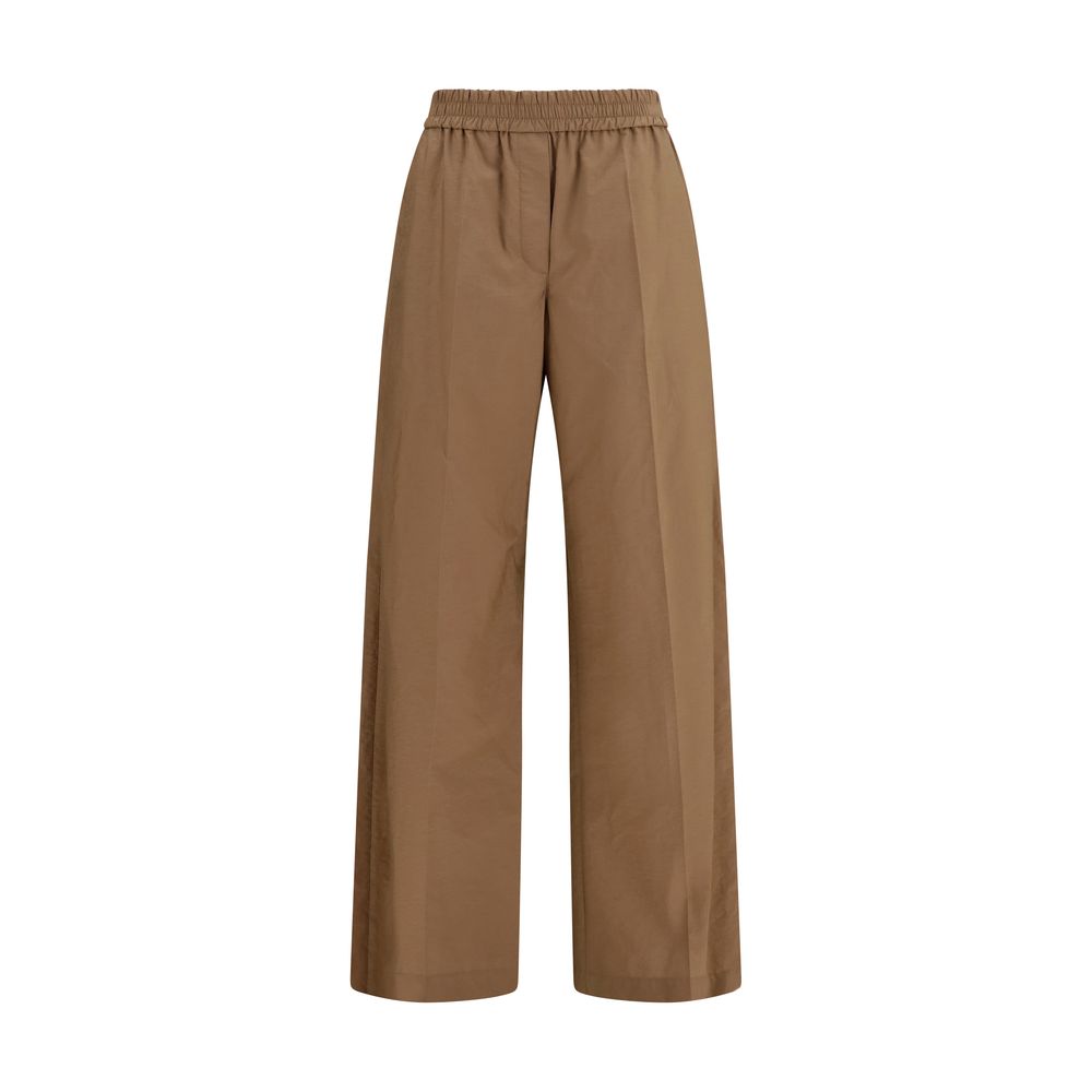 Brunello Cucinelli Braune Baumwollhose für die Freizeit