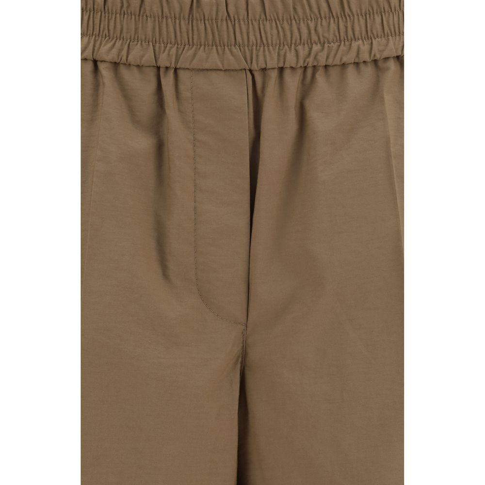 Brunello Cucinelli Braune Baumwollhose für die Freizeit