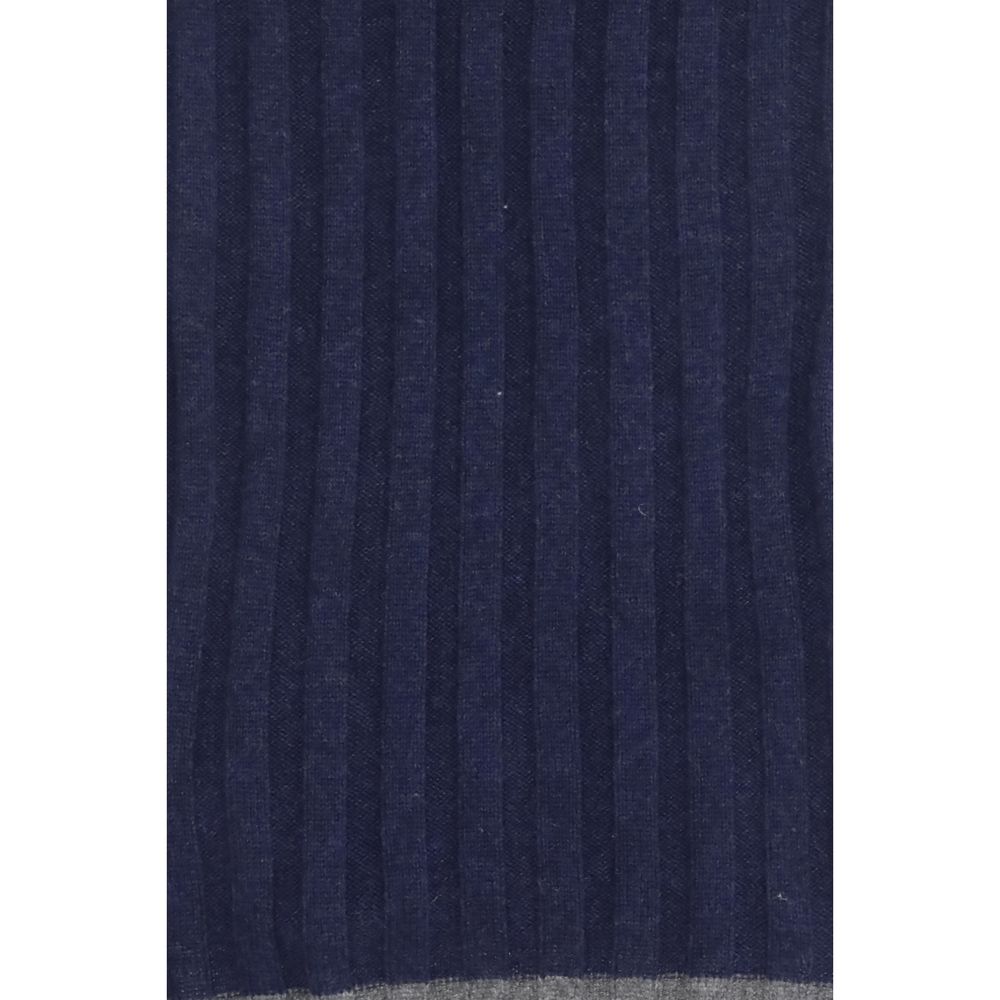 Brunello Cucinelli Blauer Kaschmir-Foulard