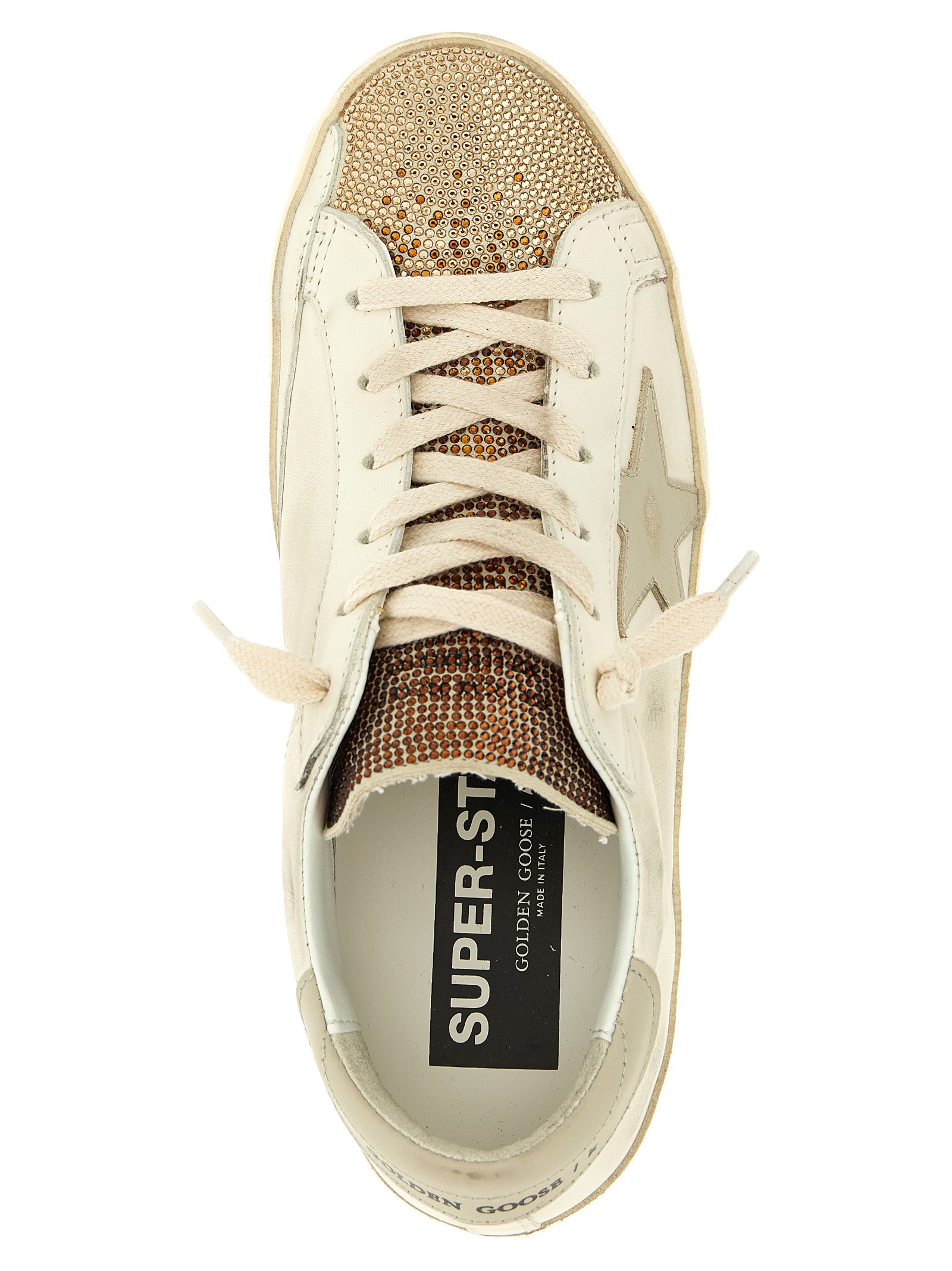 Golden Goose Mehrfarbige Low-Top-Sneaker aus Rindsleder