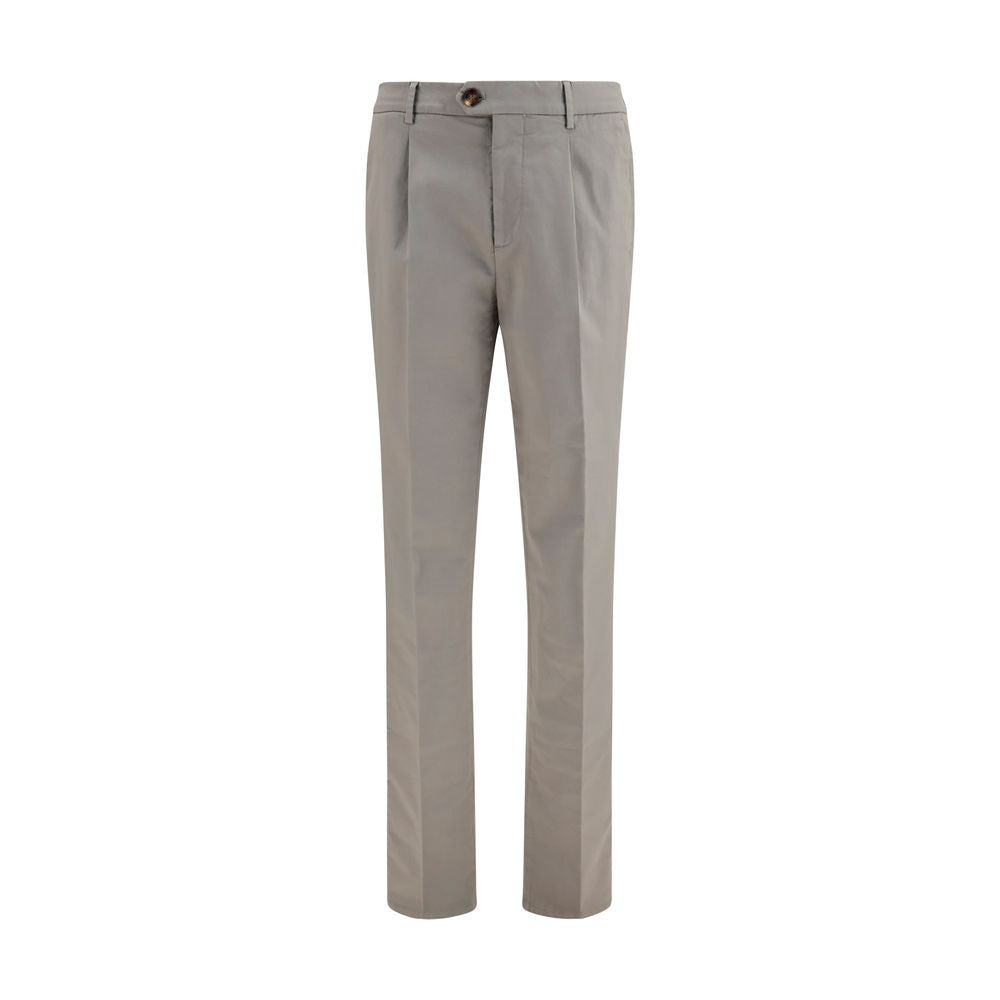 Brunello Cucinelli Zweifarbige Baumwoll-Chino-Hose