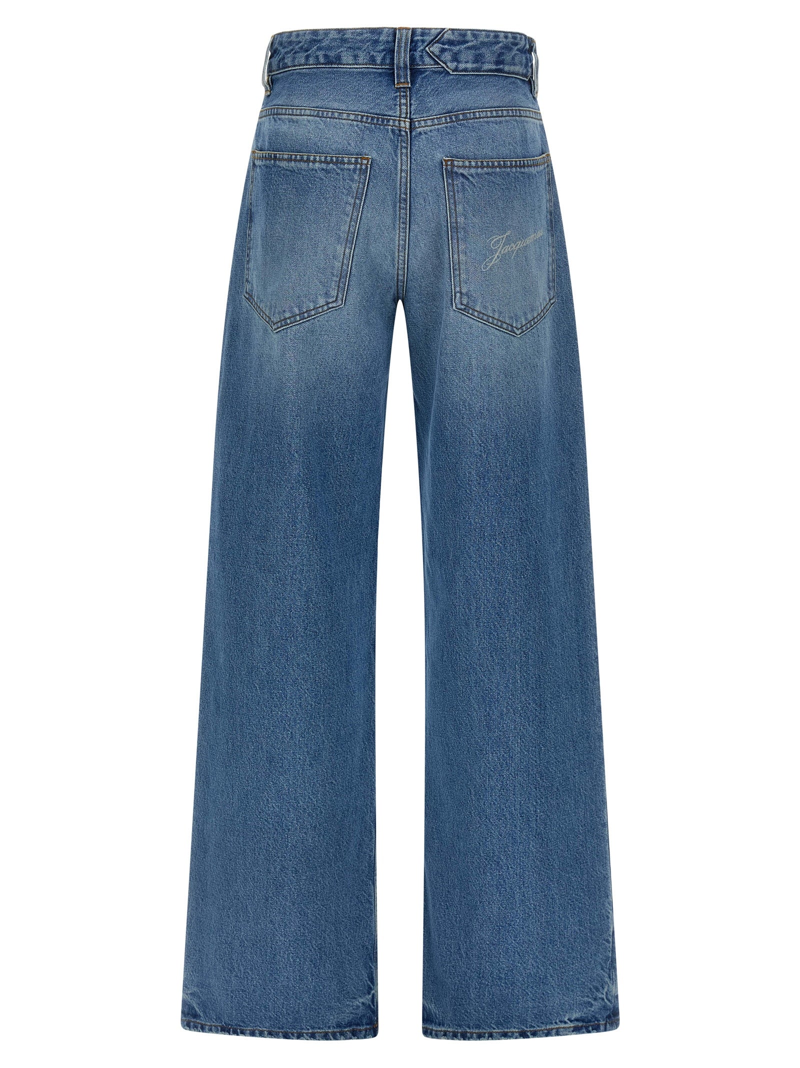 Jacquemus Blaue Baumwolljeans Denim