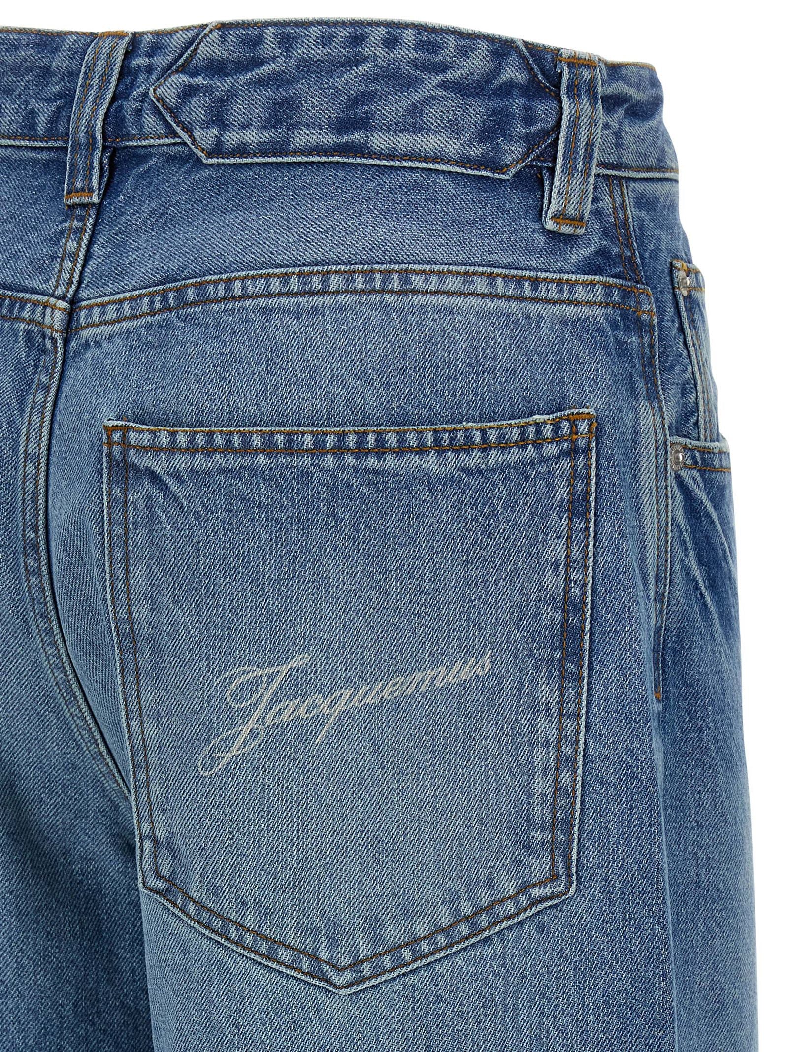 Jacquemus Blaue Baumwolljeans Denim