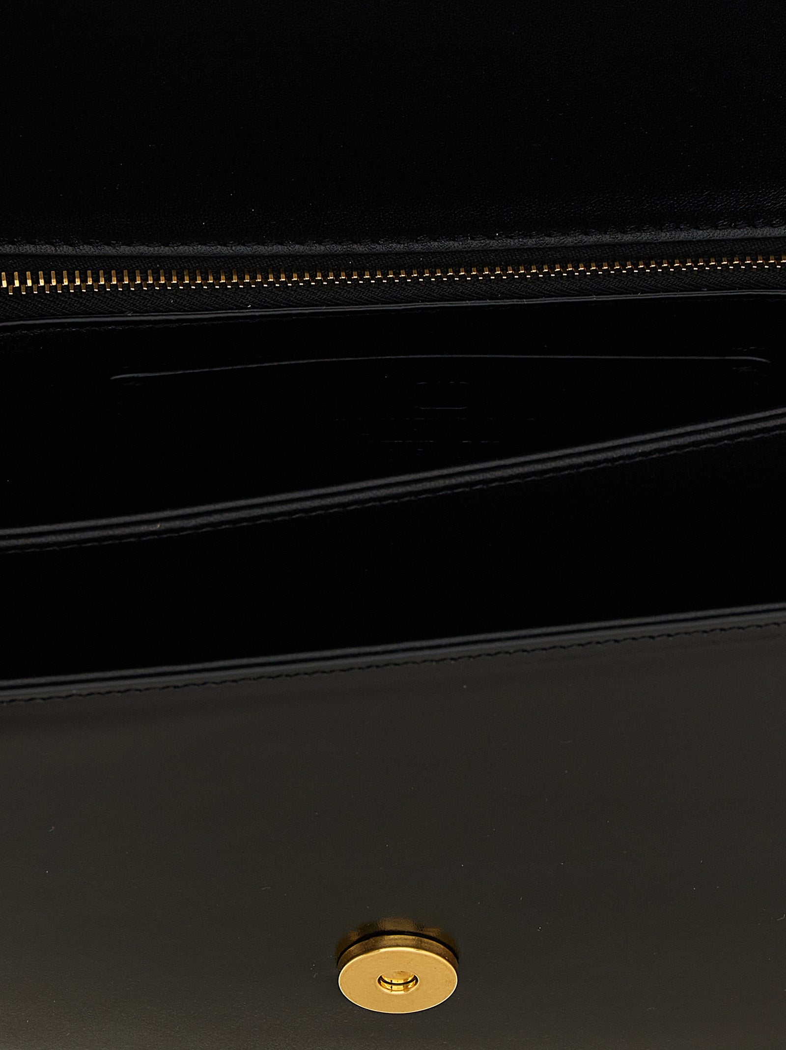Valentino Garavani Schwarze Kalbsleder-Schultertasche