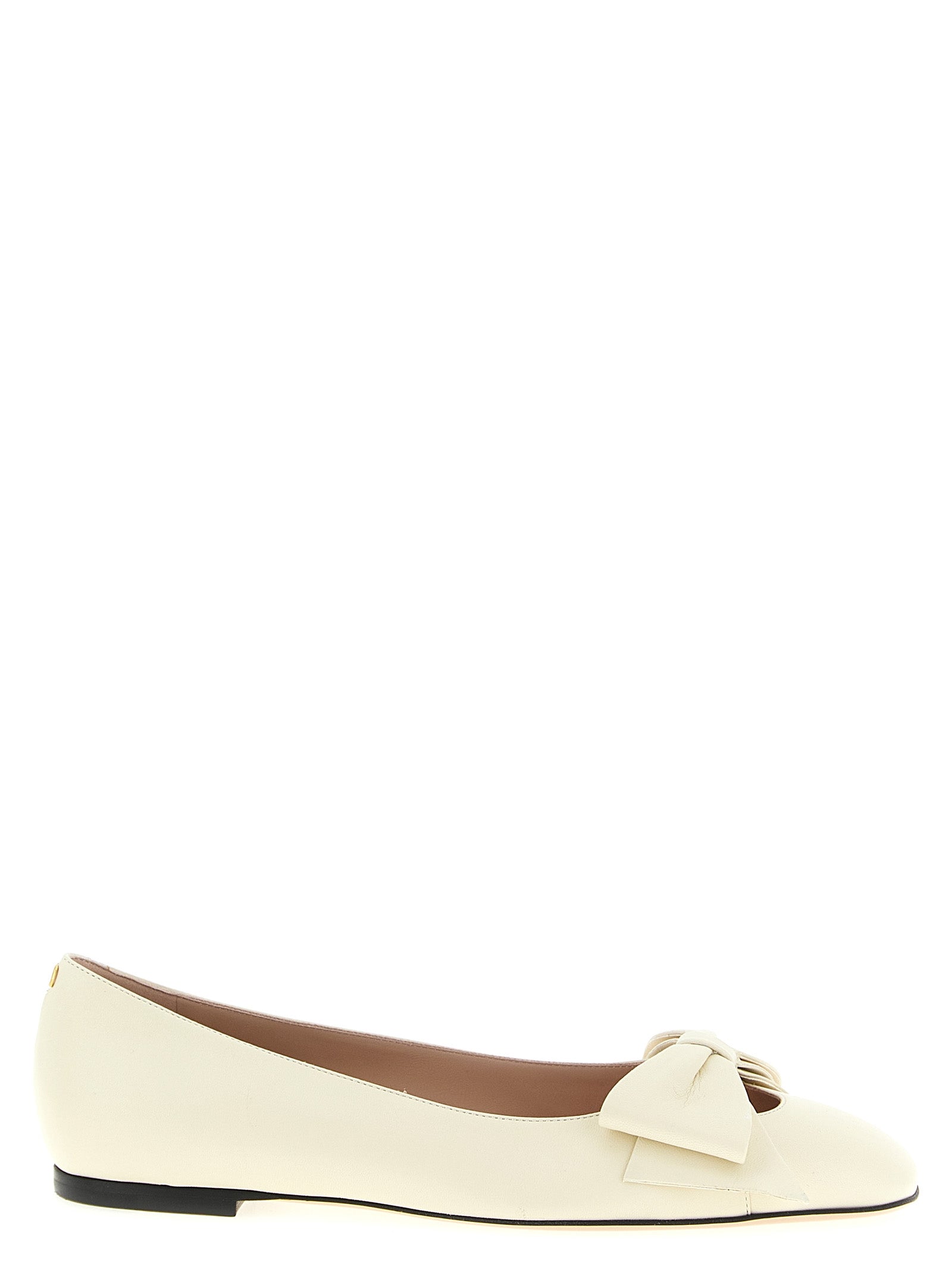 Valentino Garavani Weiße Ballerinas aus Leder