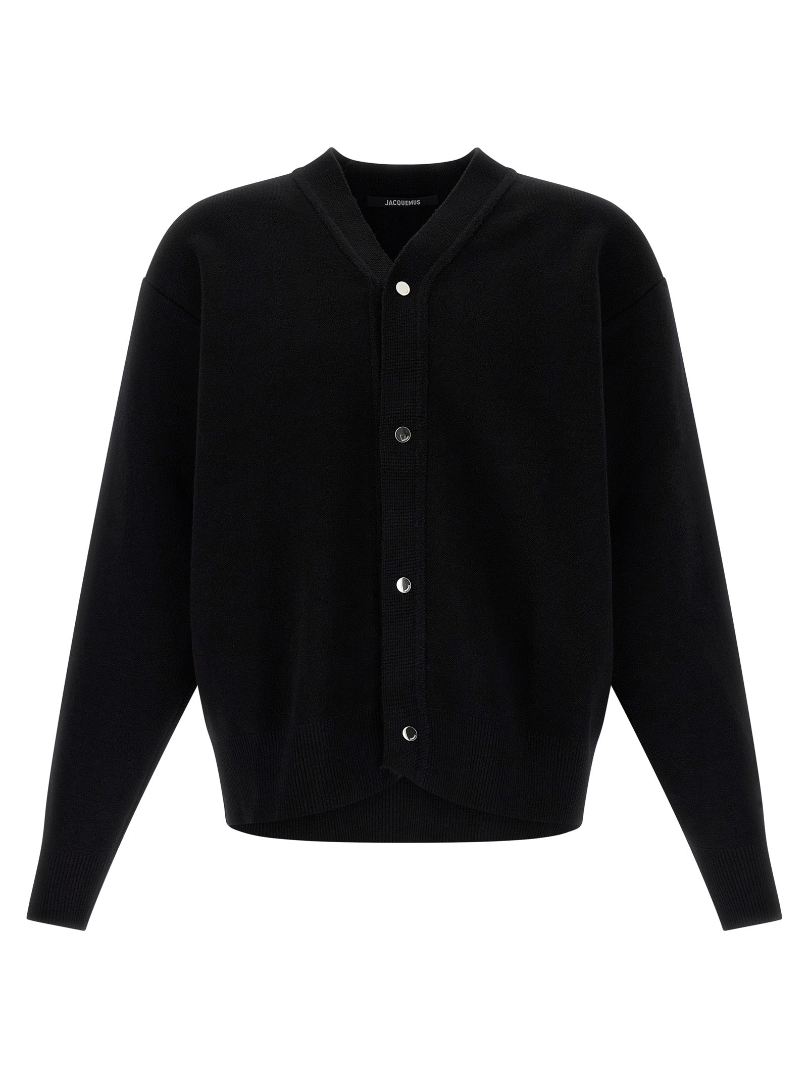 Jacquemus Schwarzer Cardigan aus Merinowolle