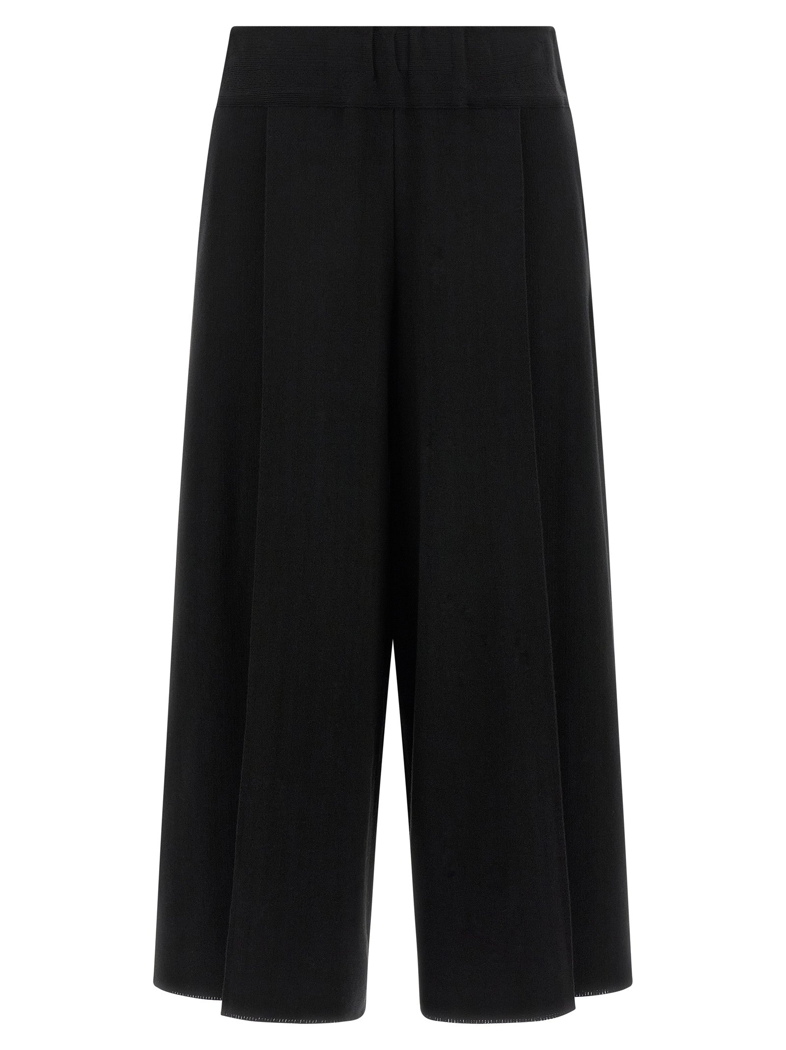 Issey Miyake Schwarze Baumwoll-Freizeithose