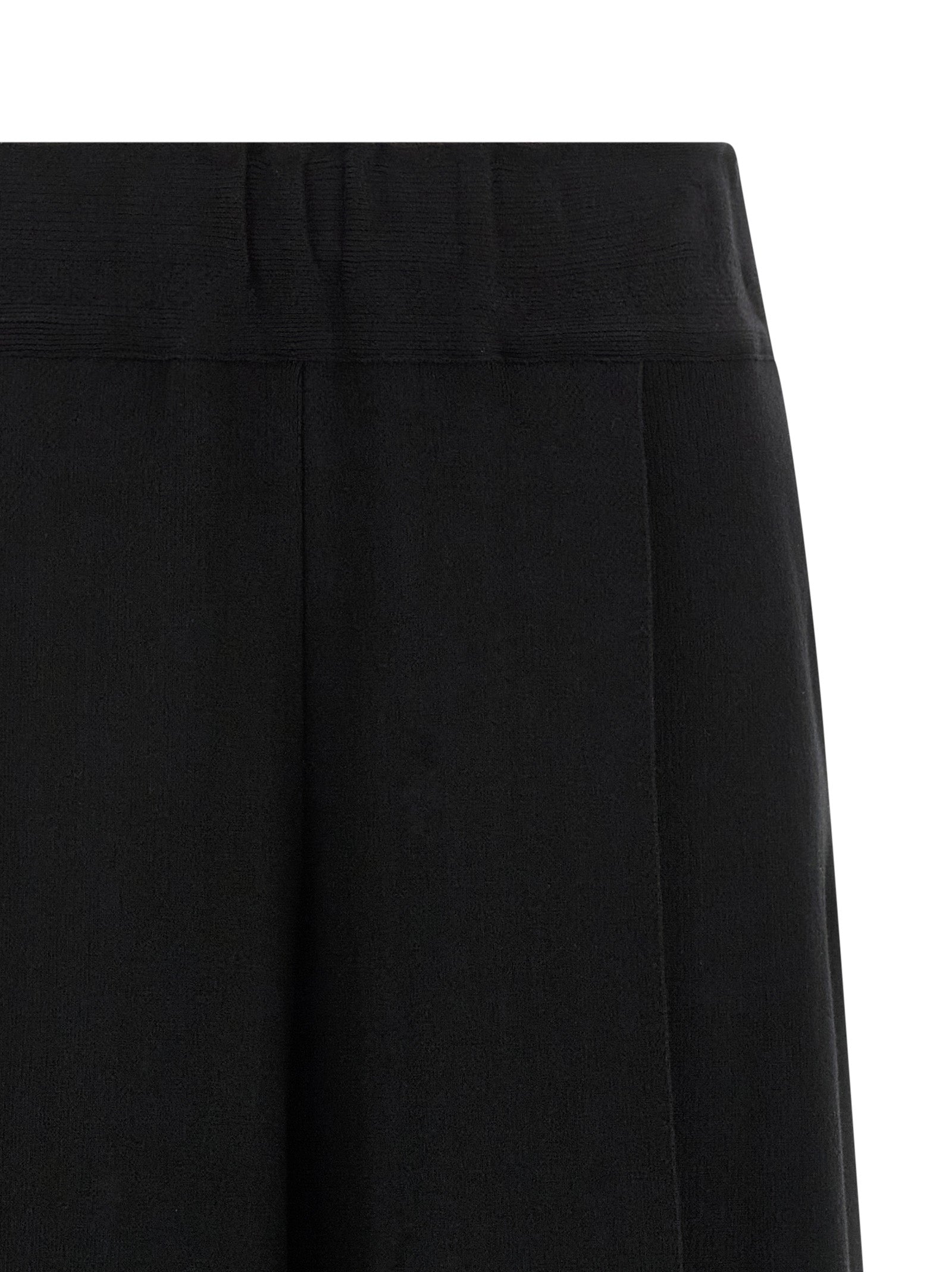 Issey Miyake Schwarze Baumwoll-Freizeithose