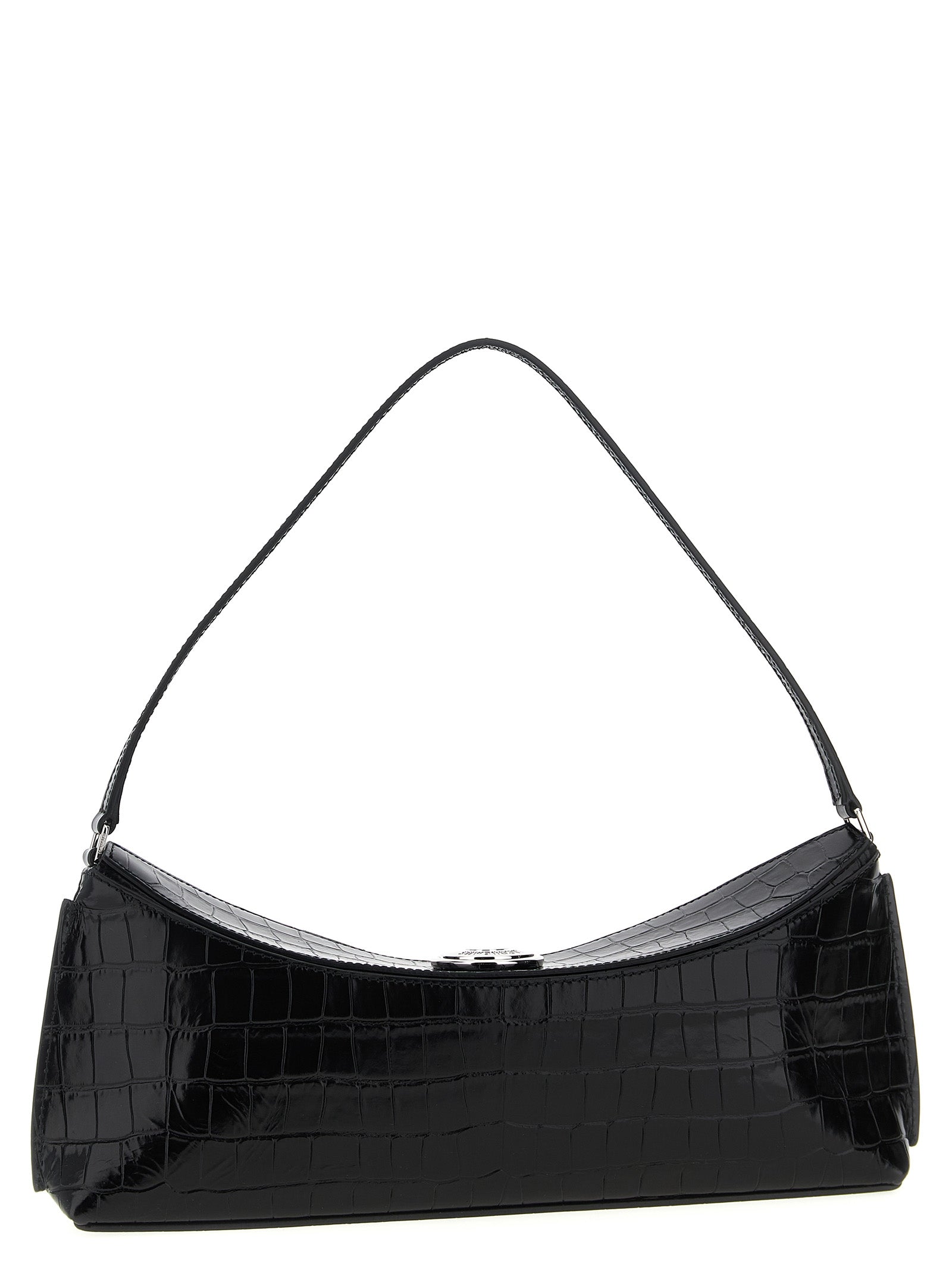 Jacquemus Schwarze Kalbsleder-Schultertasche