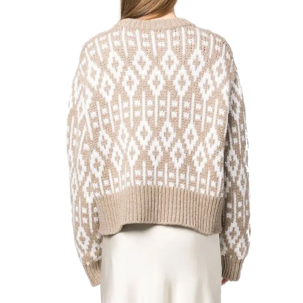 Brunello Cucinelli Brauner Kaschmirpullover