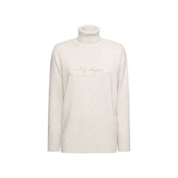 Brunello Cucinelli Beige Kaschmir-Rollkragenpullover