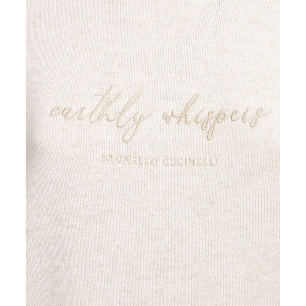 Brunello Cucinelli Beige Kaschmir-Rollkragenpullover