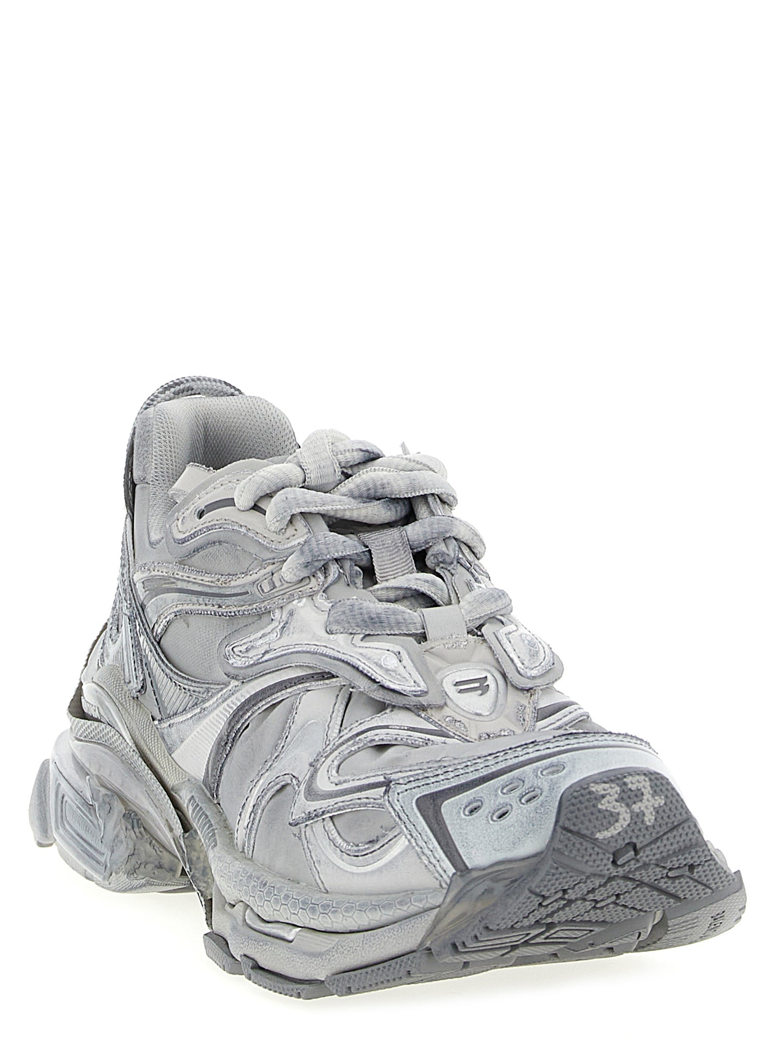 Balenciaga Graue Sneaker aus Polyethylen im Athletic-Stil