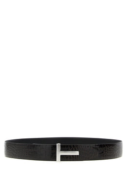 Tom Ford Brauner Kalbsleder Gürtel Regular