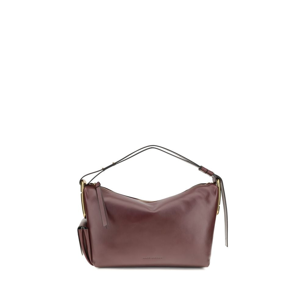 Marc Jacobs Burgundy Calf Leather Bos Taurus Handbag