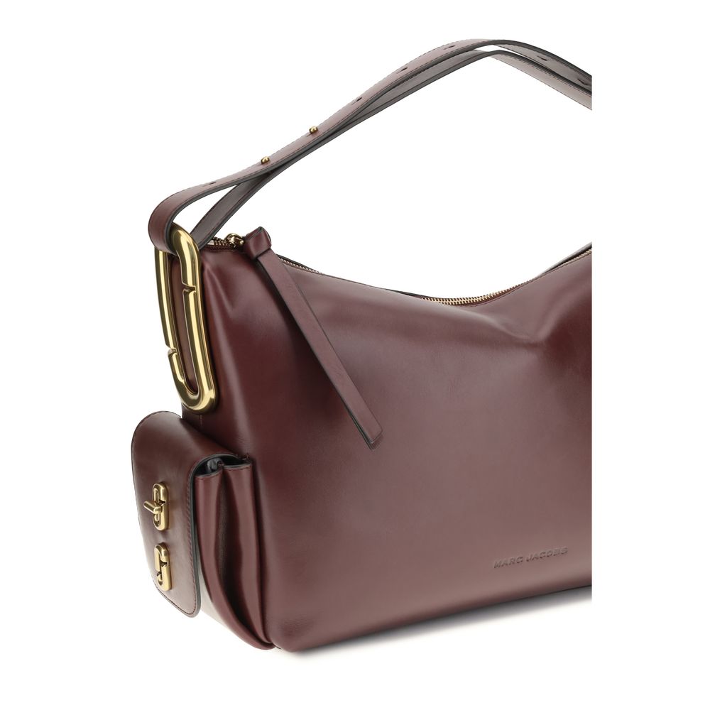Marc Jacobs Burgundy Calf Leather Bos Taurus Handbag