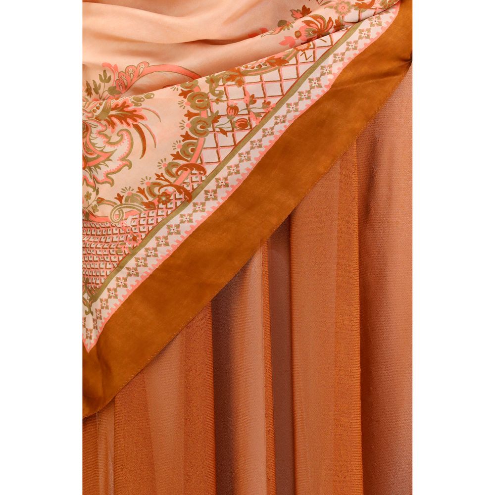 Zimmermann Braunes Viskose-Freizeitkleid