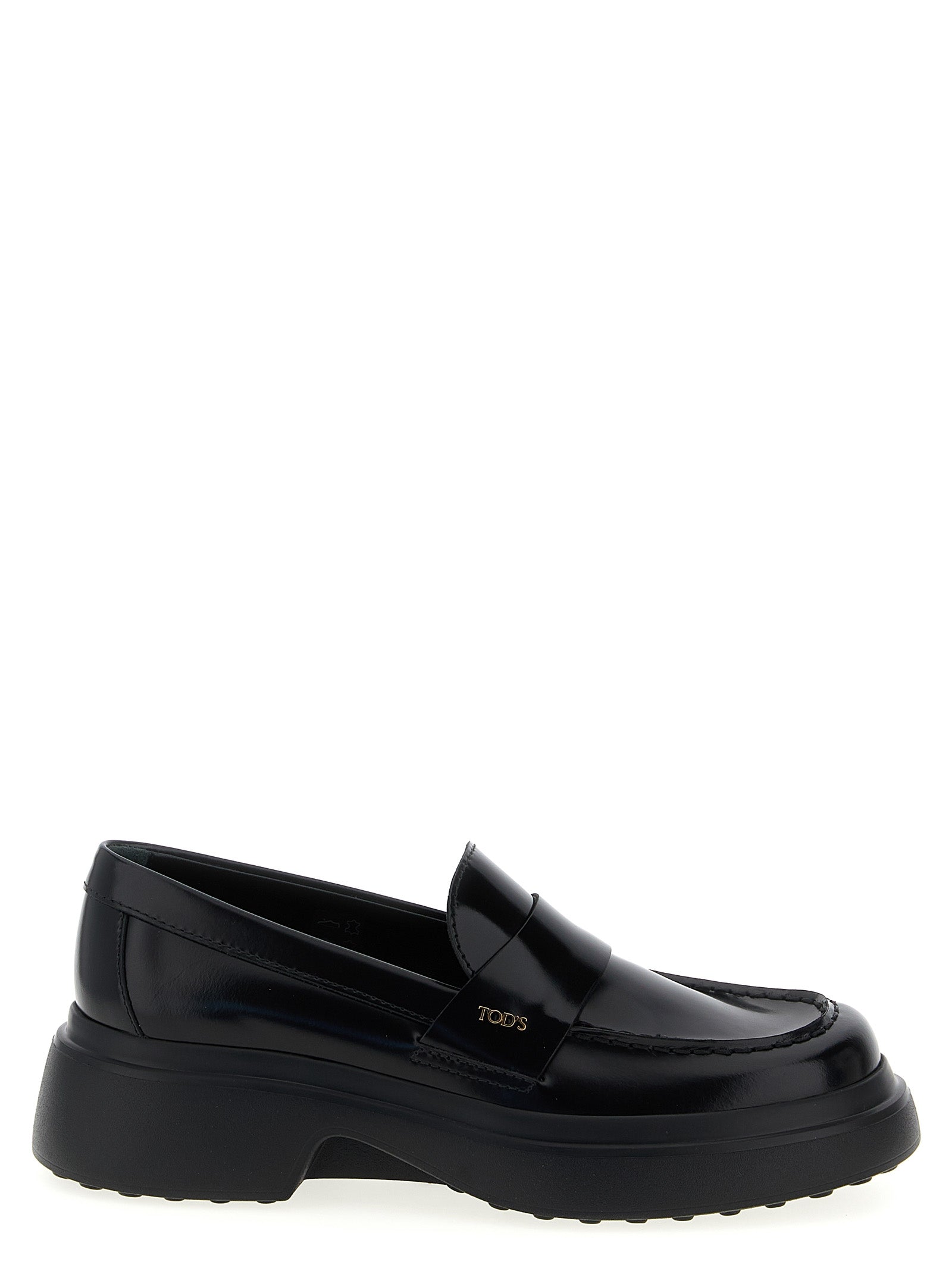 Tod's Schwarze Loafer aus Kalbsleder zum Hineinschlüpfen