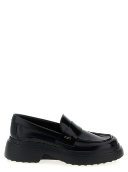 Tod's Schwarze Loafer aus Kalbsleder zum Hineinschlüpfen