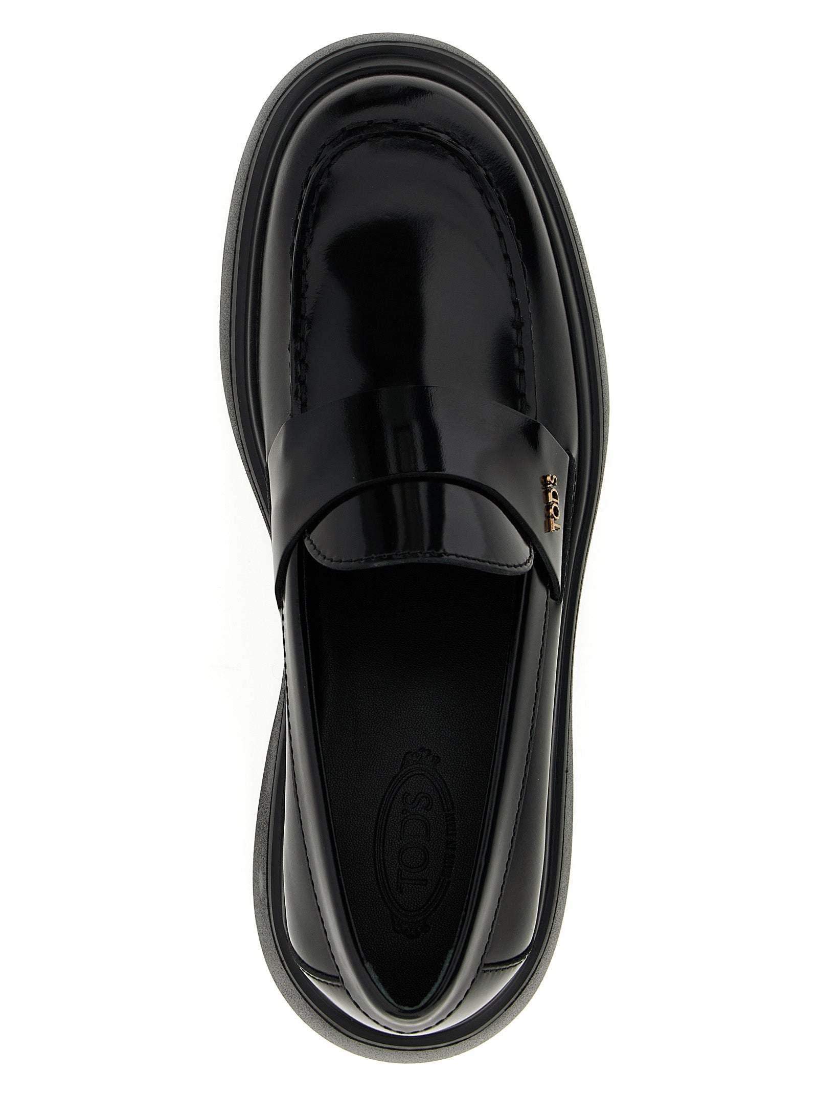 Tod's Schwarze Loafer aus Kalbsleder zum Hineinschlüpfen