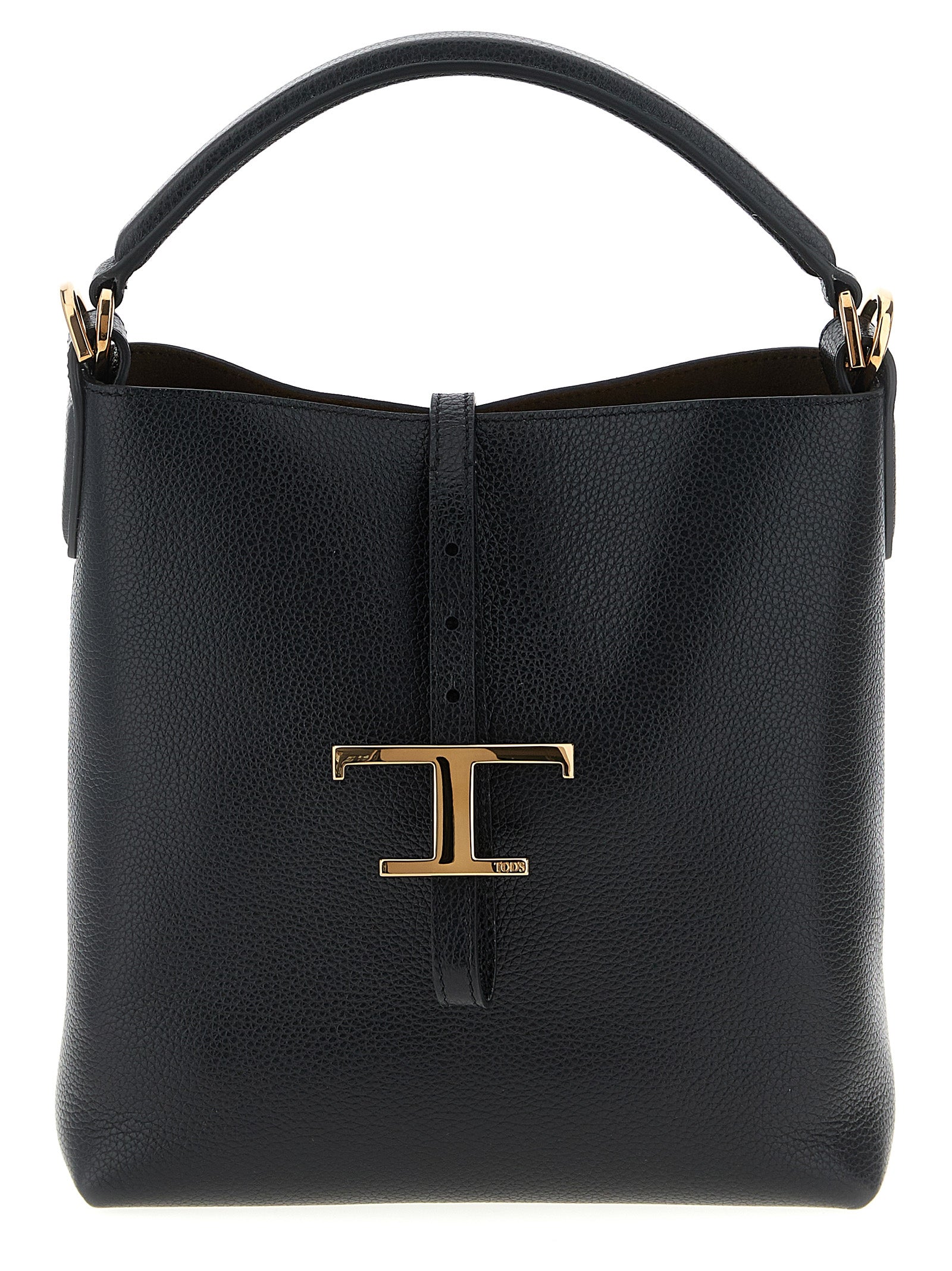 Tod's Schwarze Kalbsleder-Handtasche