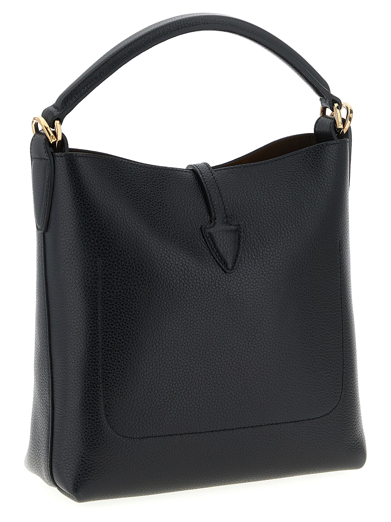 Tod's Schwarze Kalbsleder-Handtasche