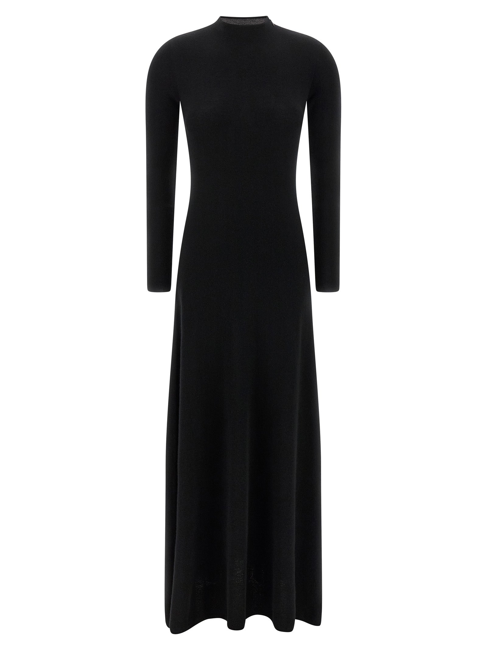 Tom Ford Langes schwarzes Kaschmirkleid