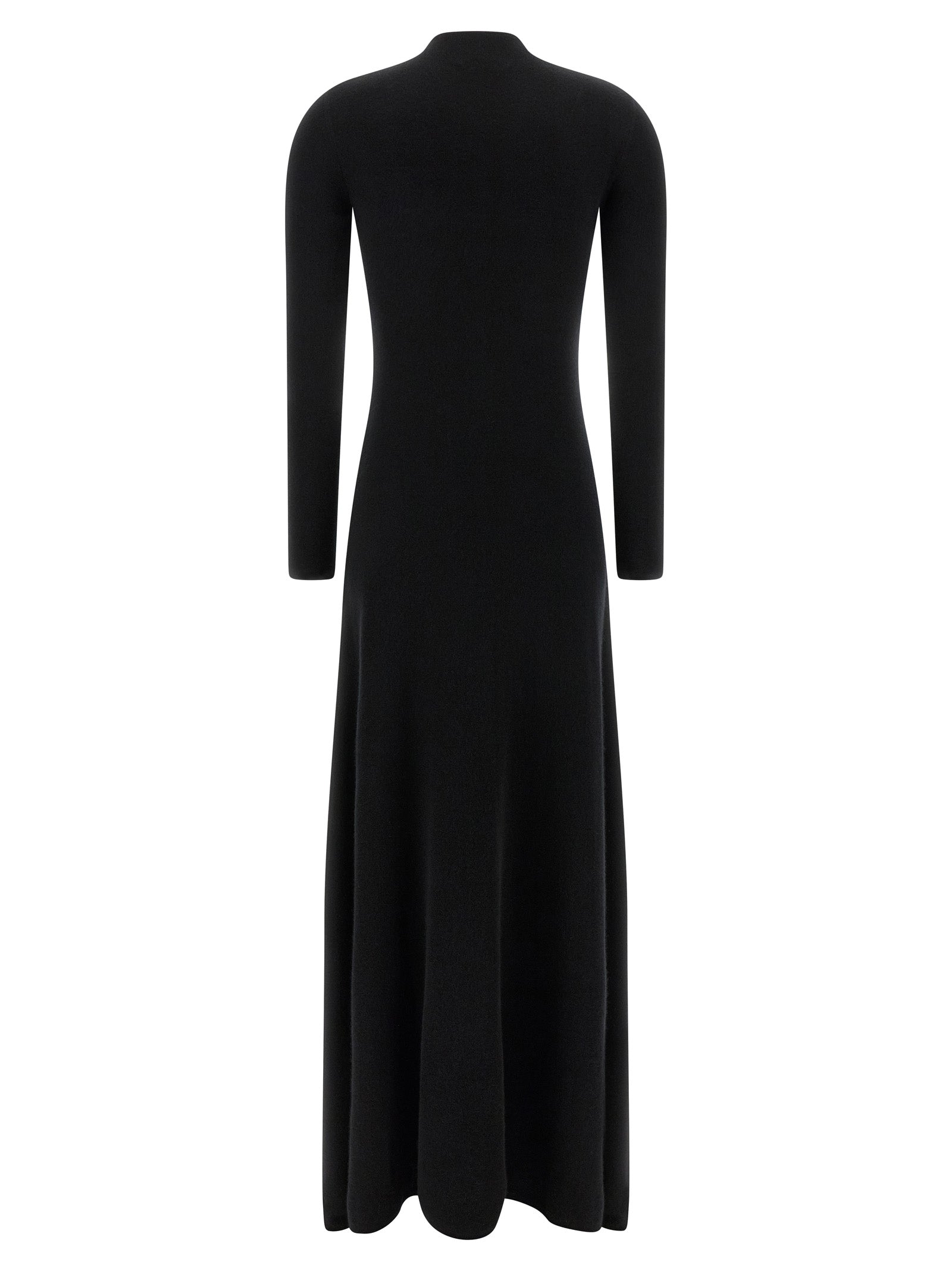 Tom Ford Langes schwarzes Kaschmirkleid