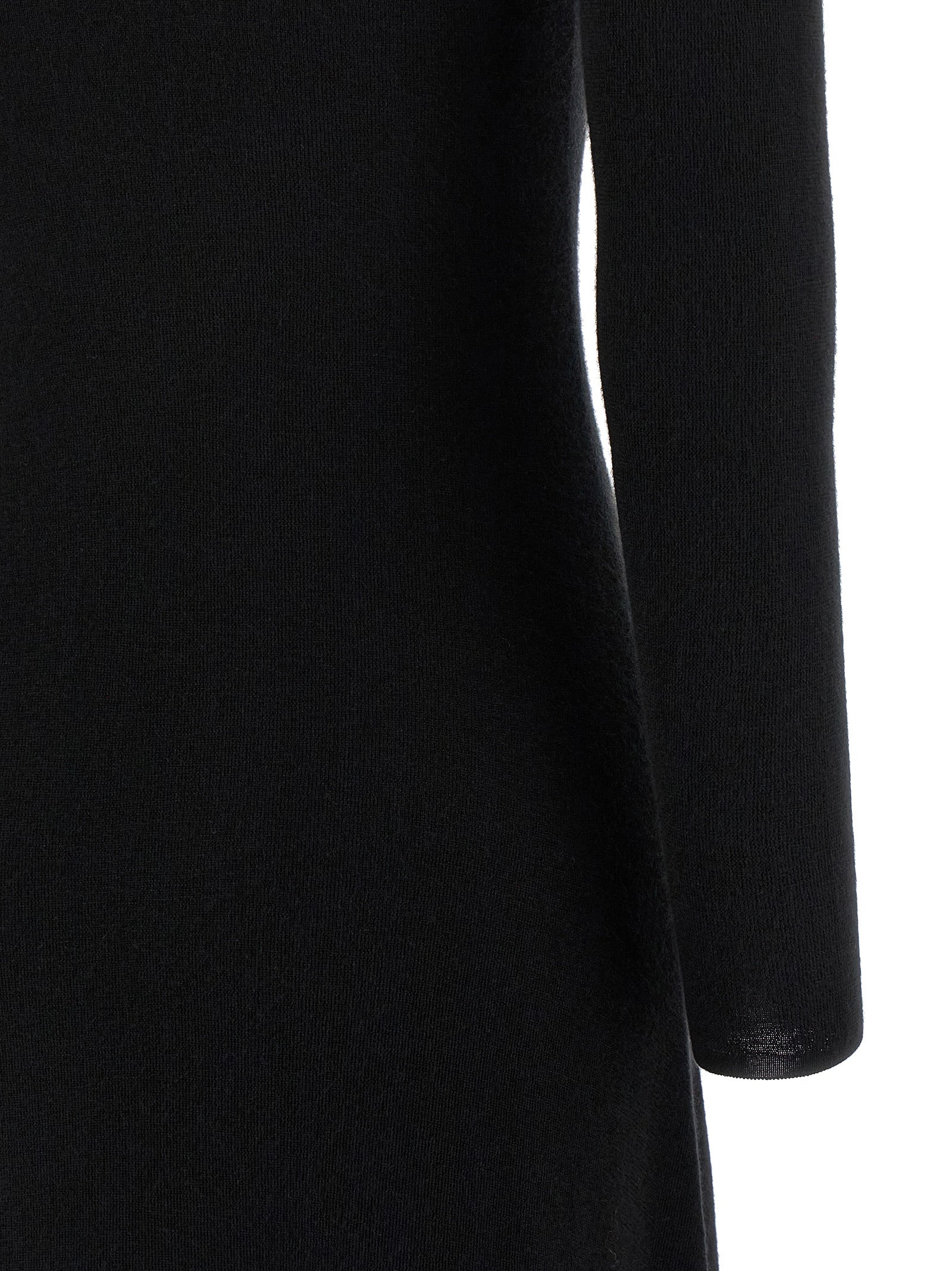 Tom Ford Langes schwarzes Kaschmirkleid