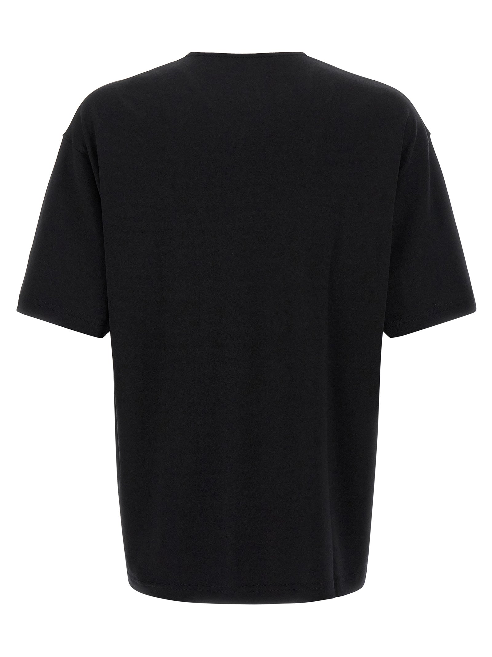 Lemaire Schwarzes Baumwoll-T-Shirt