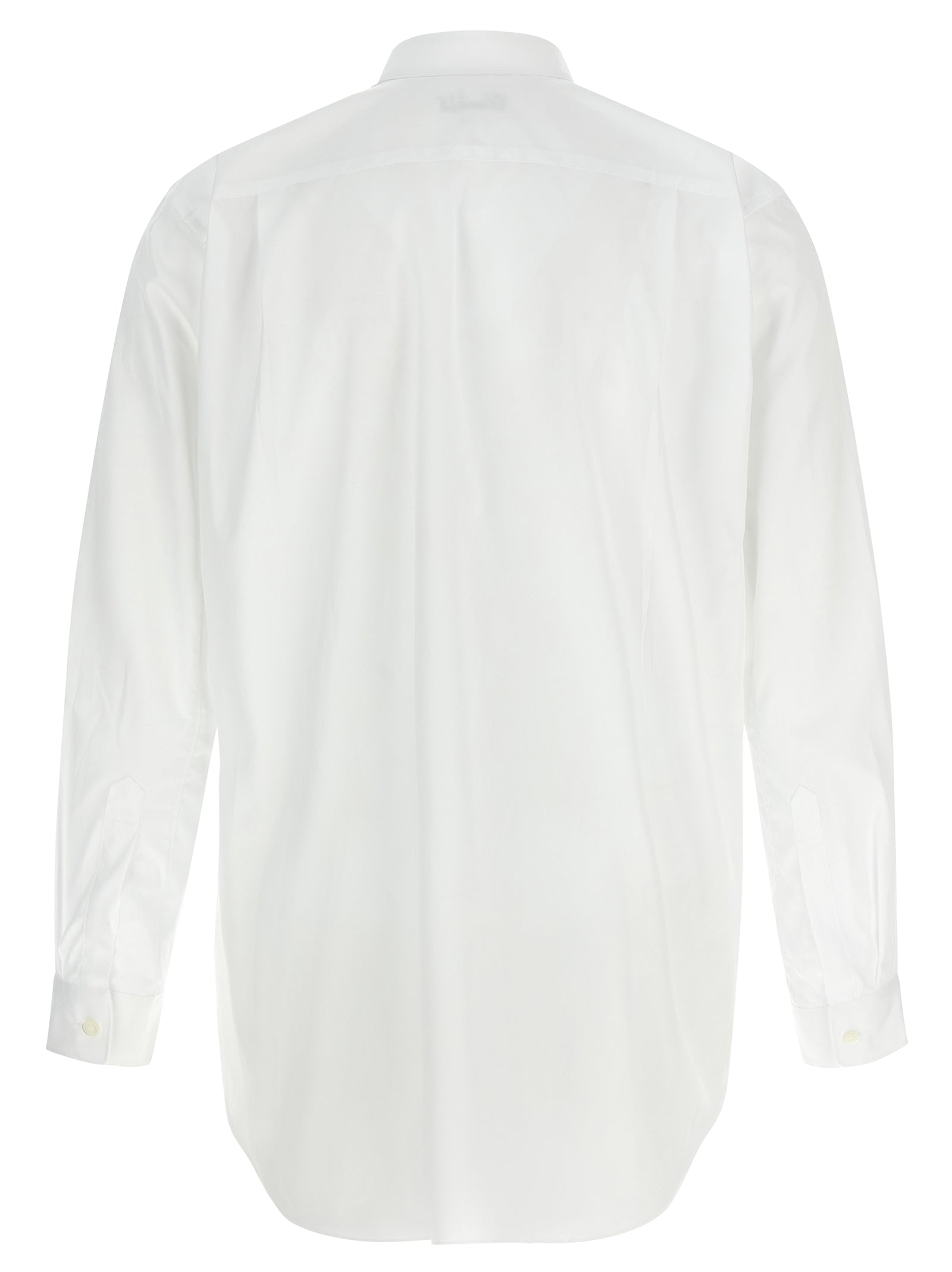 Comme Des Garçons Play Weiße Baumwollbluse