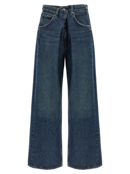 Agolde Blaue Baumwolljeans Denim
