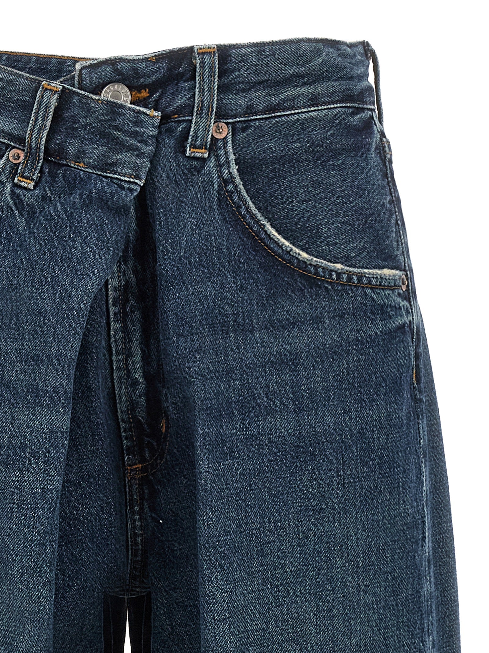 Agolde Blaue Baumwolljeans Denim