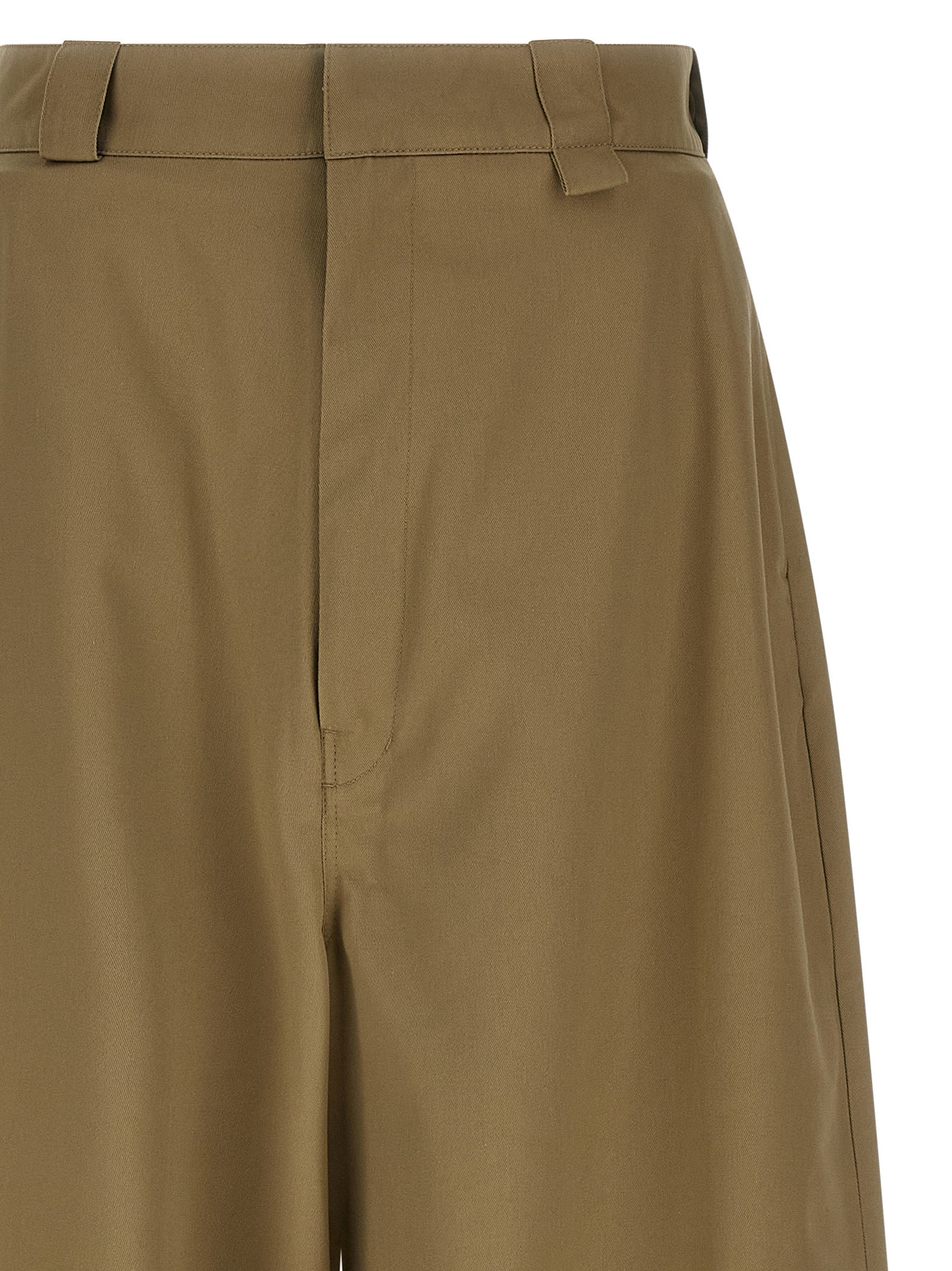 WILLY CHAVARRIA Beige Polyester Chino Hose
